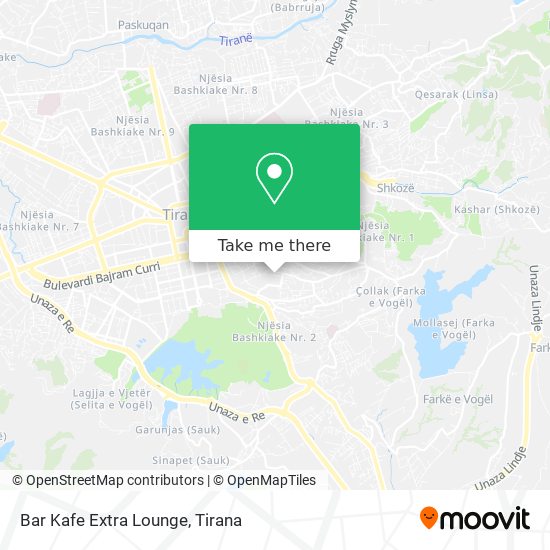 Bar Kafe Extra Lounge map