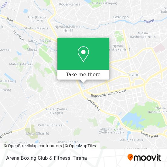 Arena Boxing Club & Fitness χάρτης