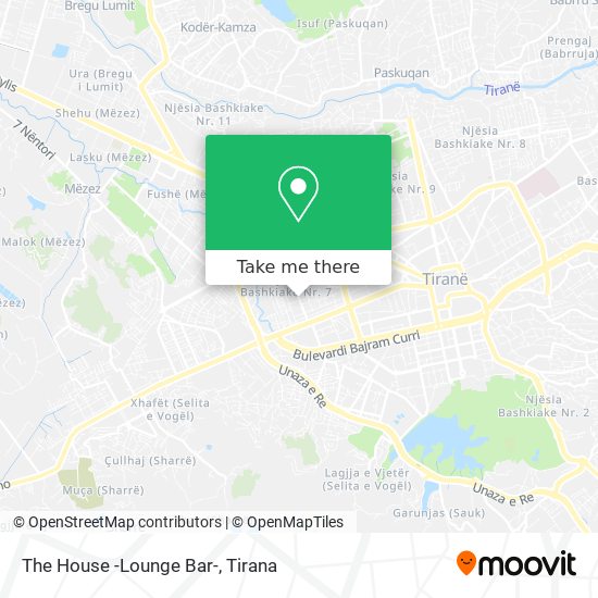 The House -Lounge Bar- map