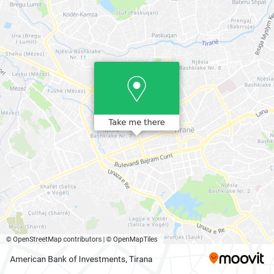 American Bank of Investments map