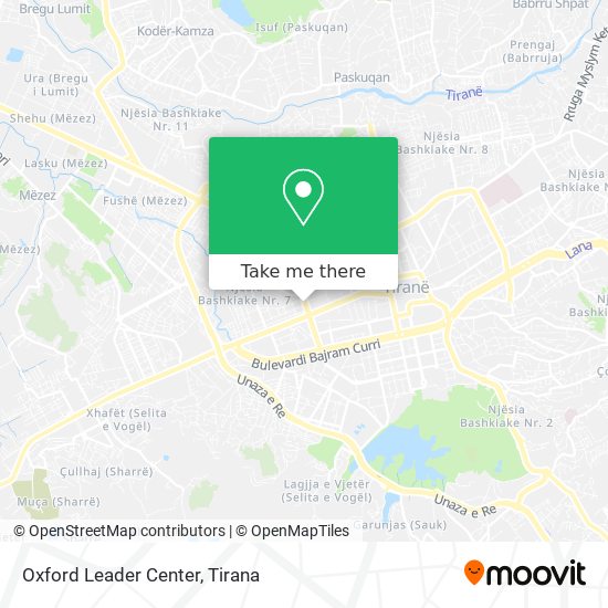 Oxford Leader Center map