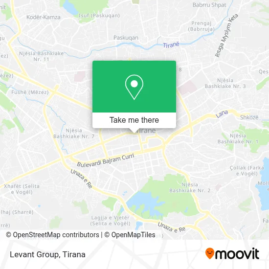 Levant Group map