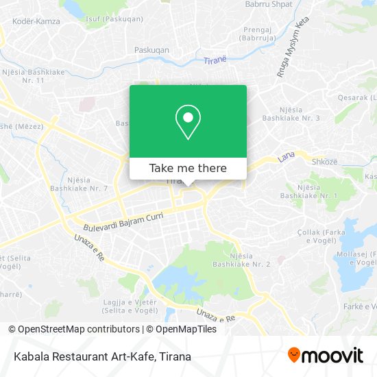 Kabala Restaurant Art-Kafe χάρτης