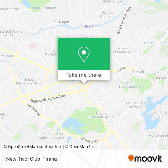 New Tivol Club map