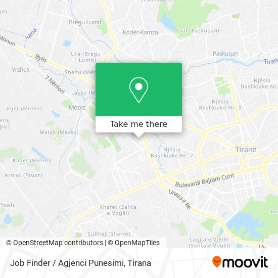 Job Finder / Agjenci Punesimi χάρτης