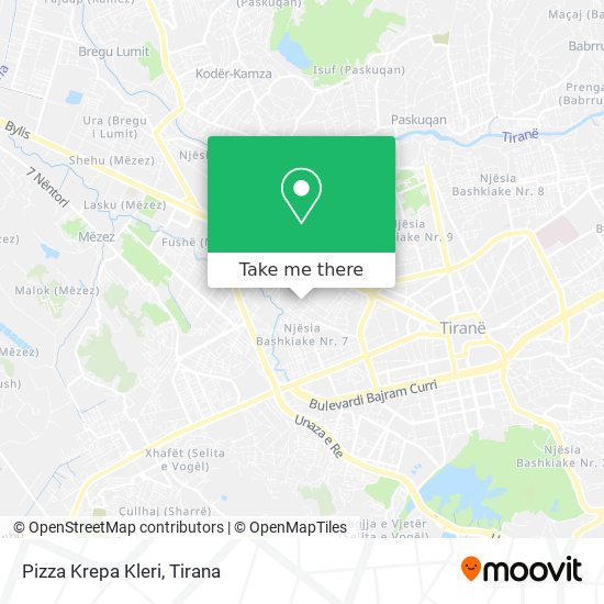 Pizza Krepa Kleri map