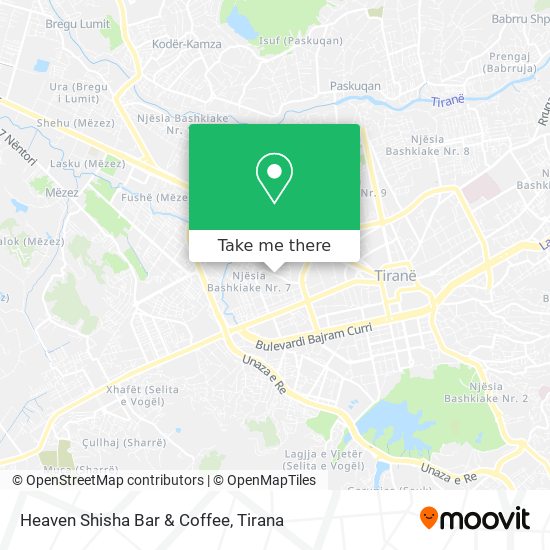 Heaven Shisha Bar & Coffee χάρτης