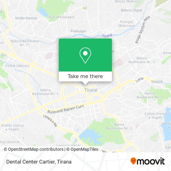 Dental Center Cartier map