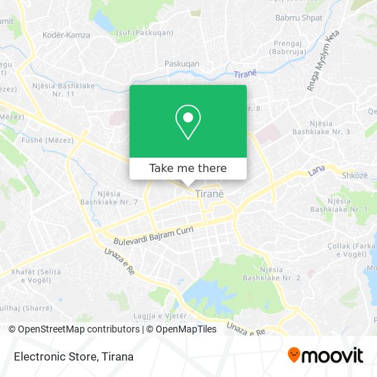 Electronic Store map