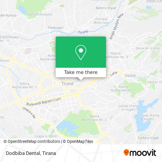Dodbiba Dental map