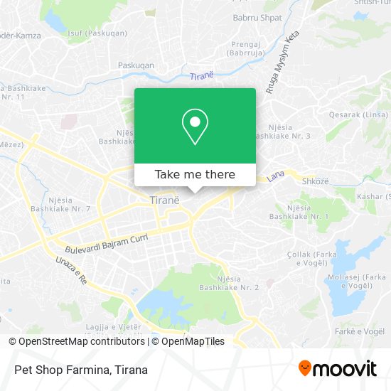 Pet Shop Farmina map