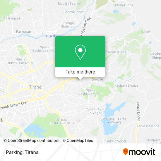 Parking map