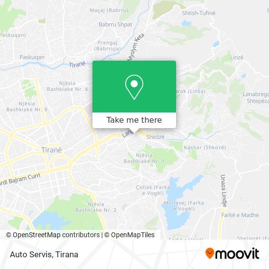 Auto Servis map
