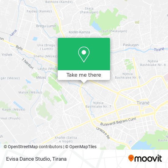 Evisa Dance Studio map