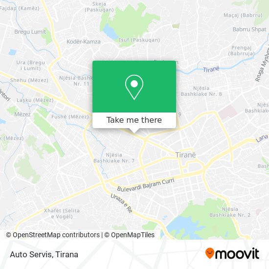 Auto Servis map