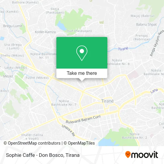 Sophie Caffe - Don Bosco map