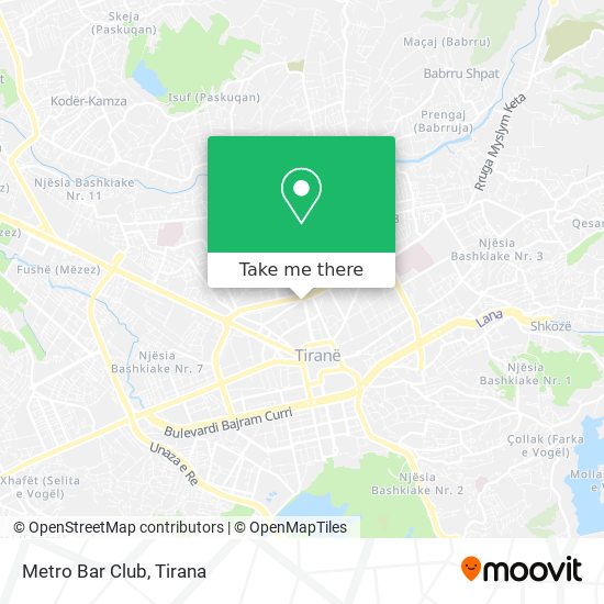Metro Bar Club χάρτης