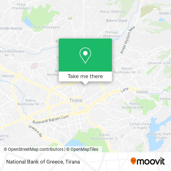 National Bank of Greece χάρτης