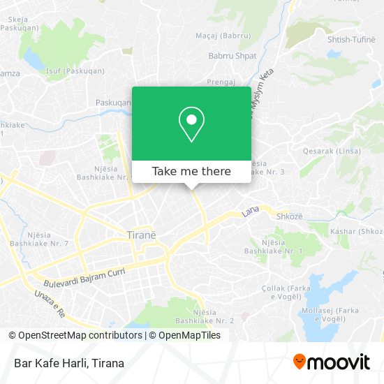 Bar Kafe Harli map