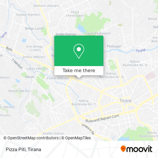 Pizza Piti map