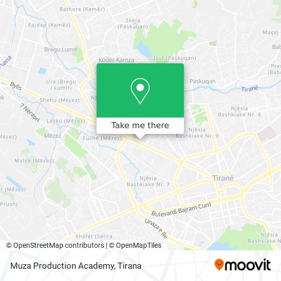 Muza Production Academy χάρτης