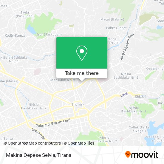 Makina Qepese Selvia map
