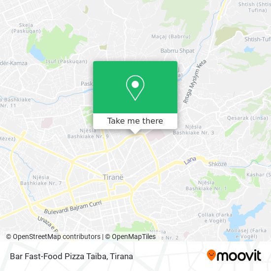 Bar Fast-Food Pizza Taiba map