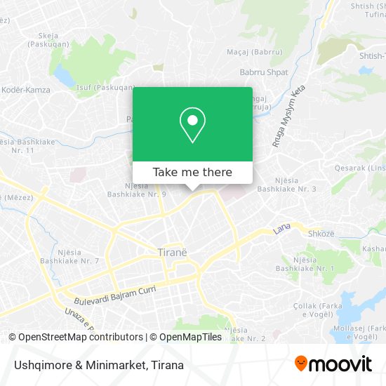 Ushqimore & Minimarket map
