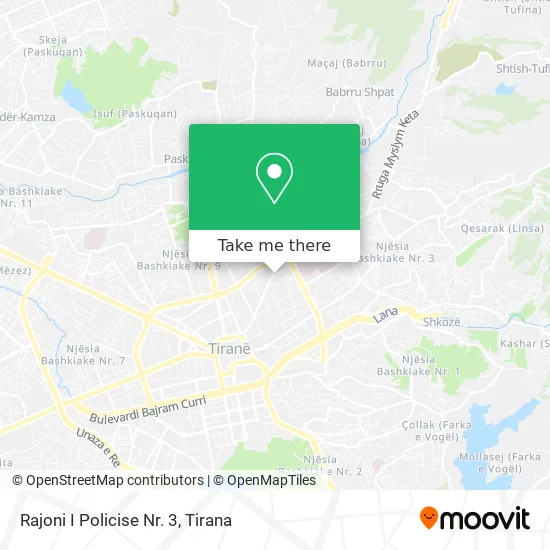 Rajoni I Policise Nr. 3 map