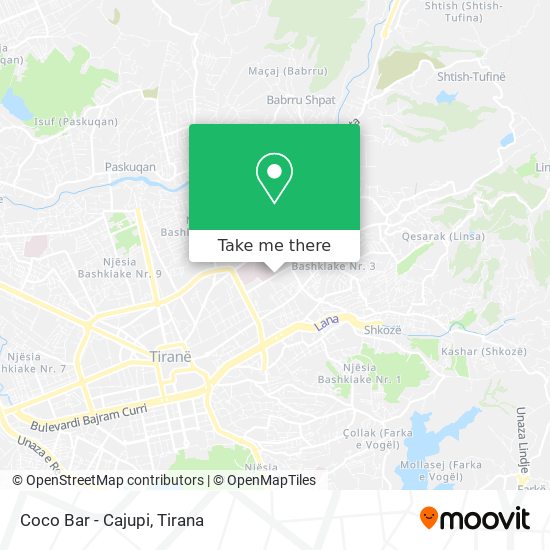 Coco Bar - Cajupi map