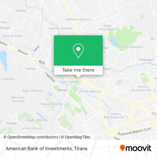 American Bank of Investments map