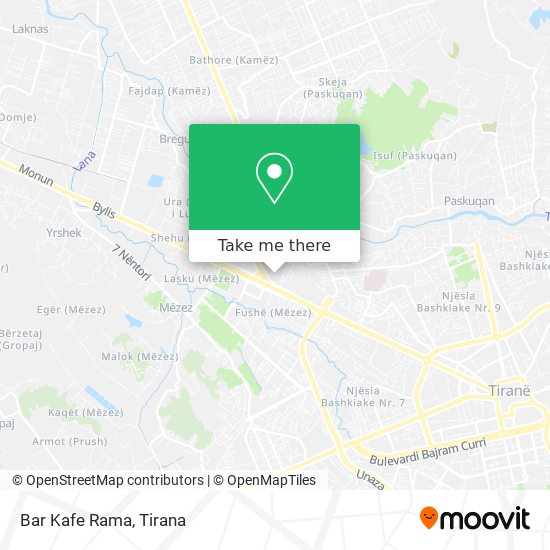 Bar Kafe Rama map