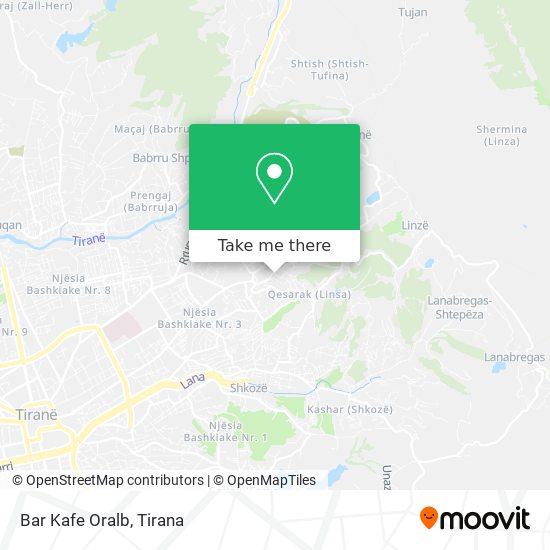 Bar Kafe Oralb map