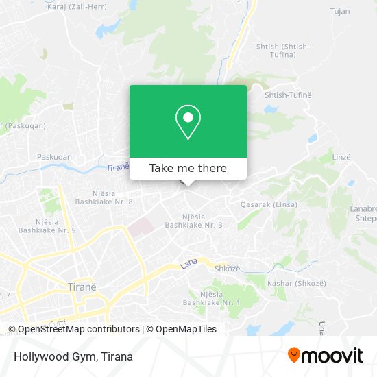 Hollywood Gym χάρτης