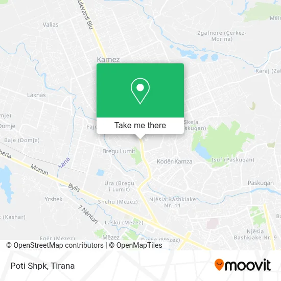 Poti Shpk map