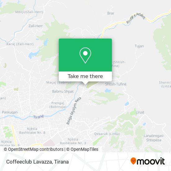 Coffeeclub Lavazza map