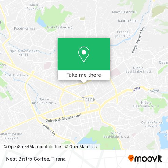 Nest Bistro Coffee χάρτης