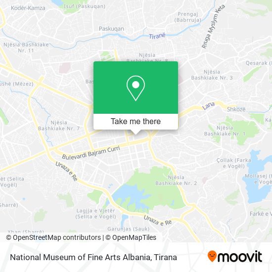 National Museum of Fine Arts Albania map