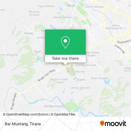 Bar Mustang χάρτης