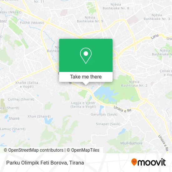 Parku Olimpik Feti Borova χάρτης