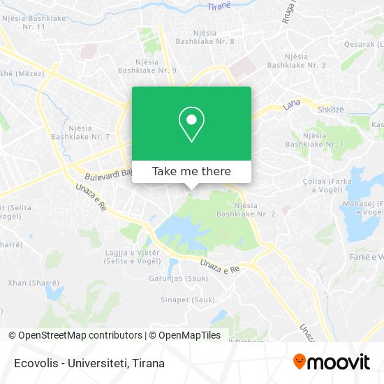 Ecovolis - Universiteti χάρτης