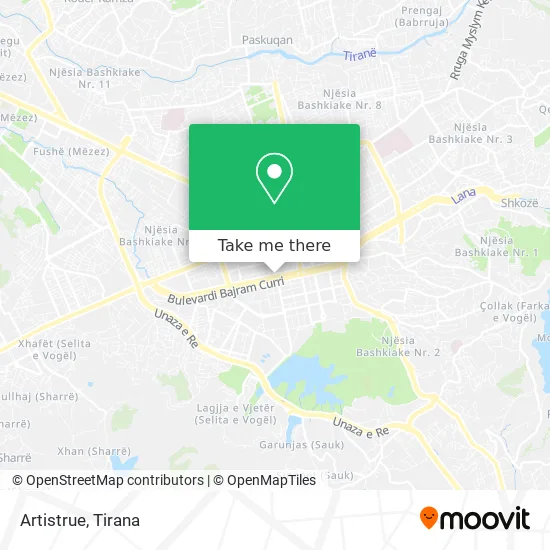 Artistrue map