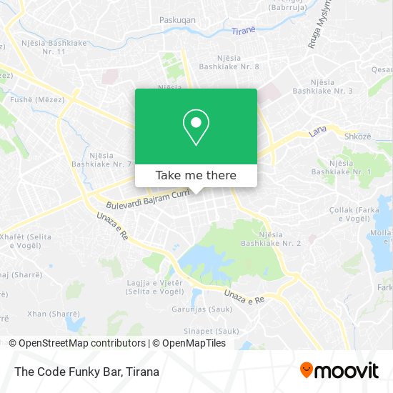 The Code Funky Bar map