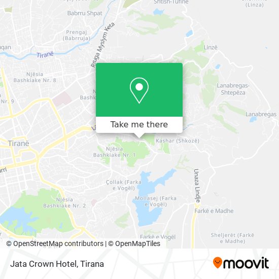 Jata Crown Hotel map