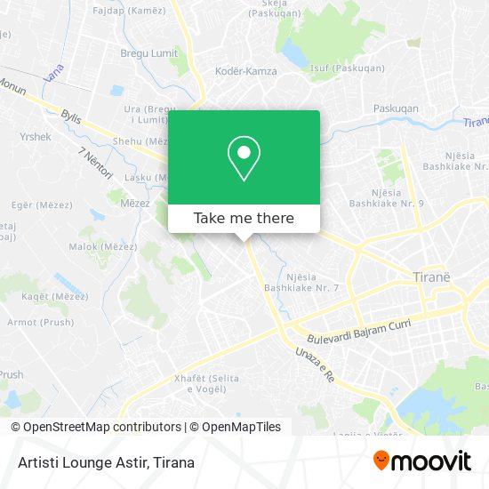 Artisti Lounge Astir χάρτης