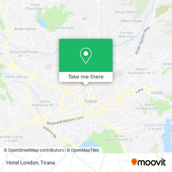 Hotel London χάρτης