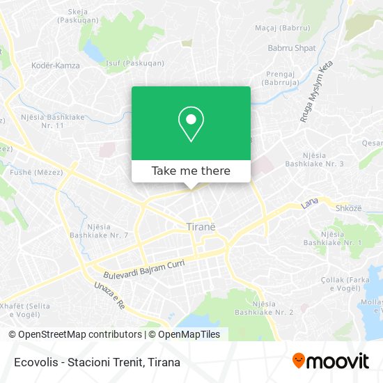 Ecovolis - Stacioni Trenit map