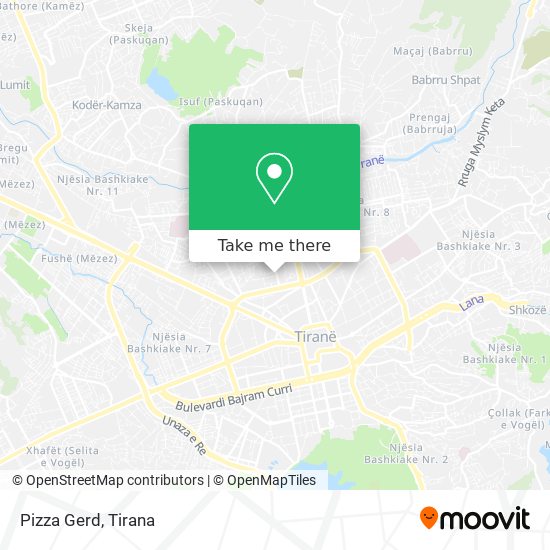 Pizza Gerd map