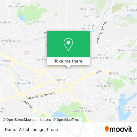 Doctor Artist Lounge map