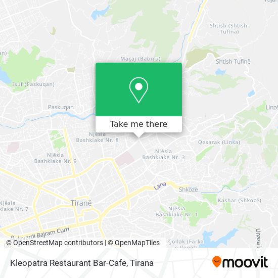 Kleopatra Restaurant Bar-Cafe χάρτης